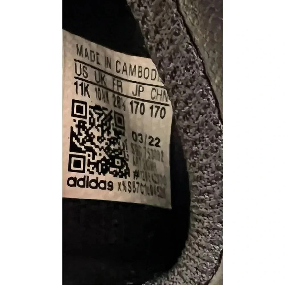 Adidas Unisex Kids Black Blue Goletto VIII Firm Ground Soccer Cleats Shoe Sz 11 - Picture 7 of 10